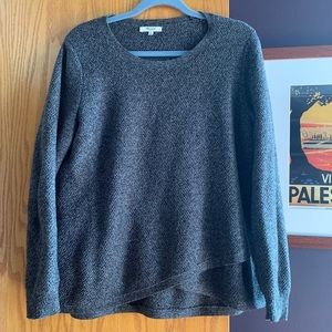 Madewell tulip hem knit pullover sweater
